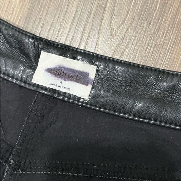 Wilfred Aritzia The Melina Vegan Leather Cropped Pants - Size 4 - Picture 3 of 8